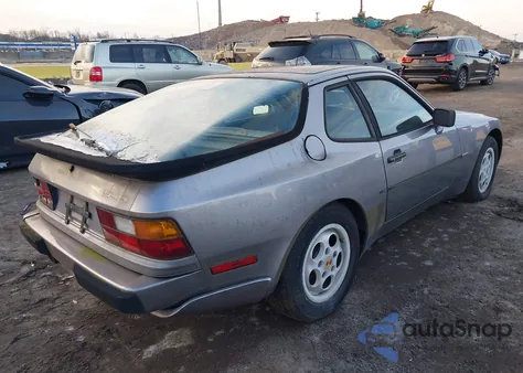 1987 Porsche 944 из США, поврежденный, VIN WP0AB0948HN476354